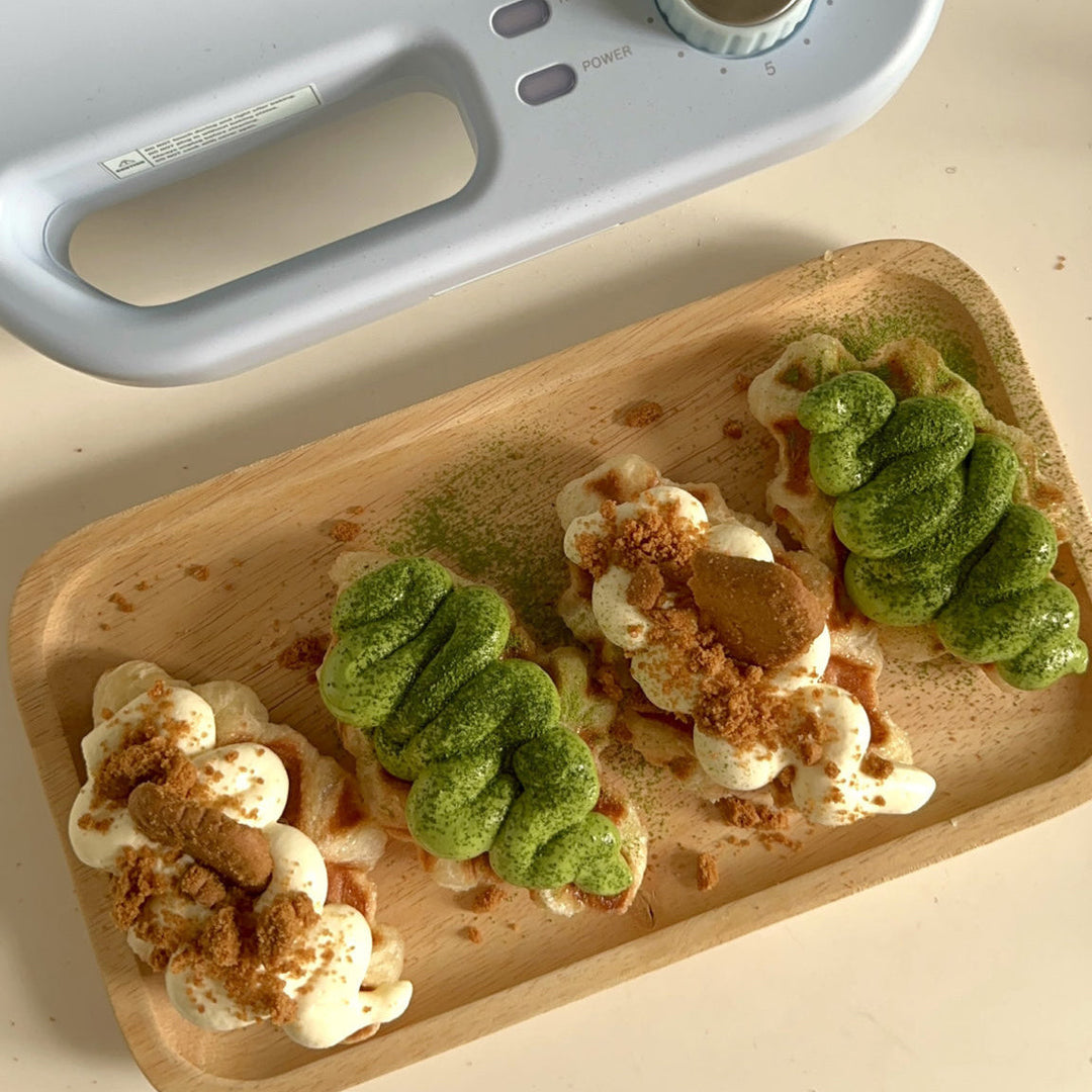 酥脆牛角包窩夫