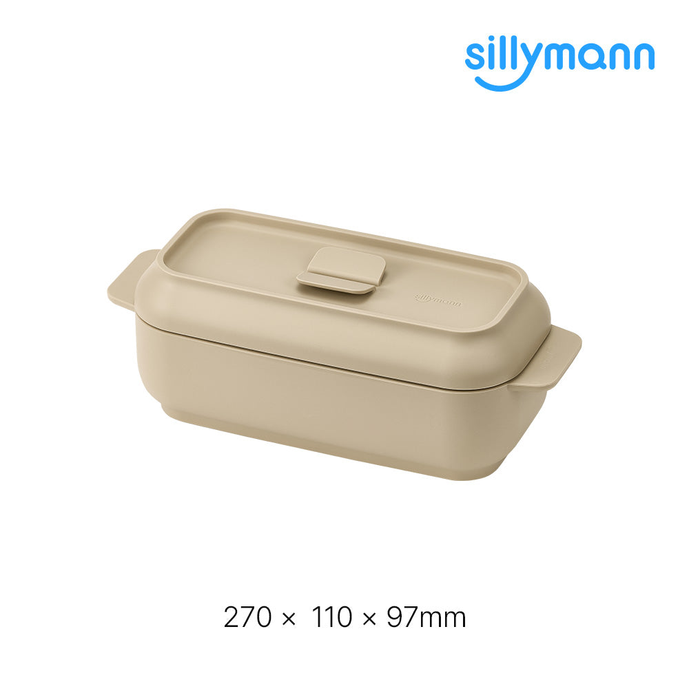 Sillymann Yori 微波爐矽膠蒸煮盒長型 WSK7016