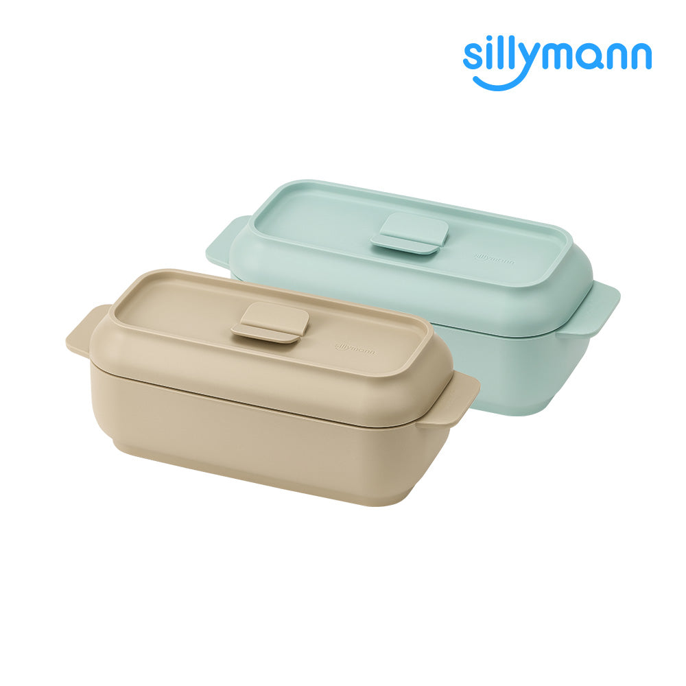 Sillymann Yori 微波爐矽膠蒸煮盒長型 WSK7016