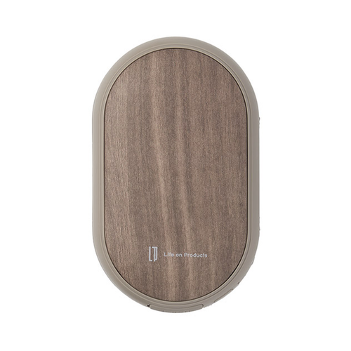 Life on Products 雙手充電式暖手器連電池 LCAEA007 - Greige Wood