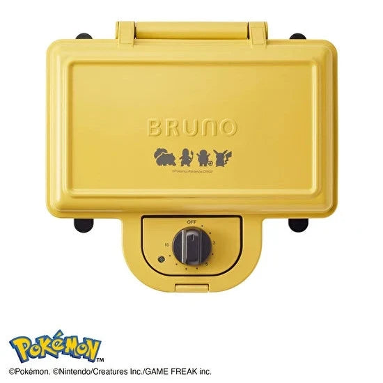 BRUNO Pokémon Double Hot Sandwich Maker BOE132-YE (Pre-order 10 Nov 2024)