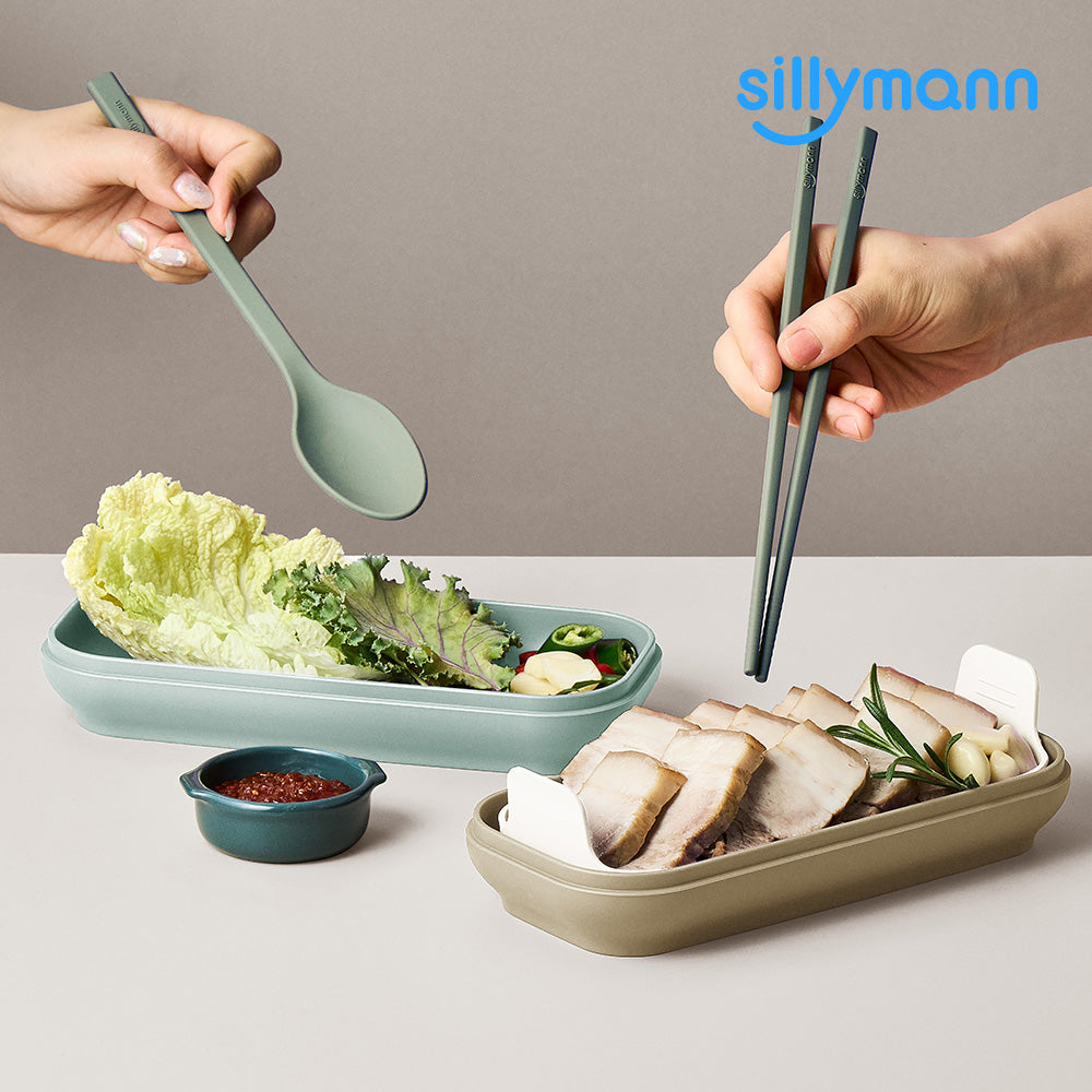 Sillymann Yori 微波爐矽膠蒸煮盒長型 WSK7016