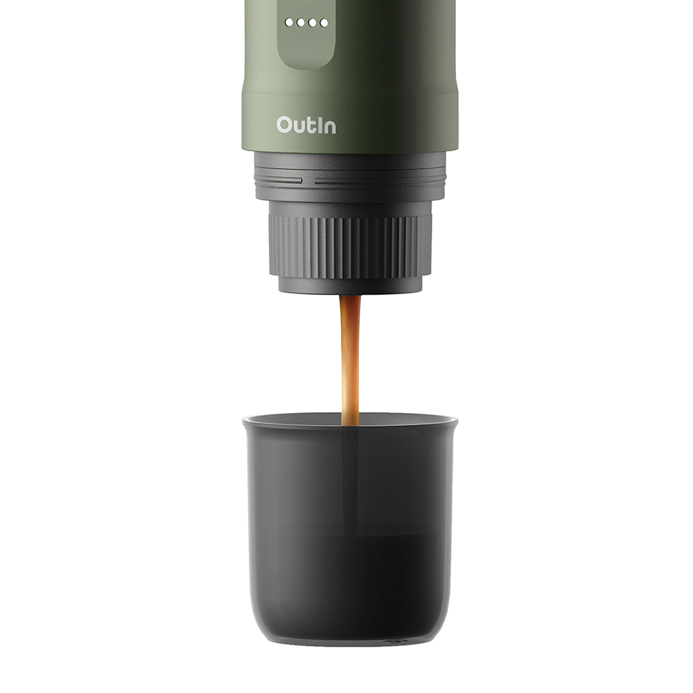 OutIn Nano 無線便攜 Espresso 咖啡機 - 軍綠色 OTI-A002