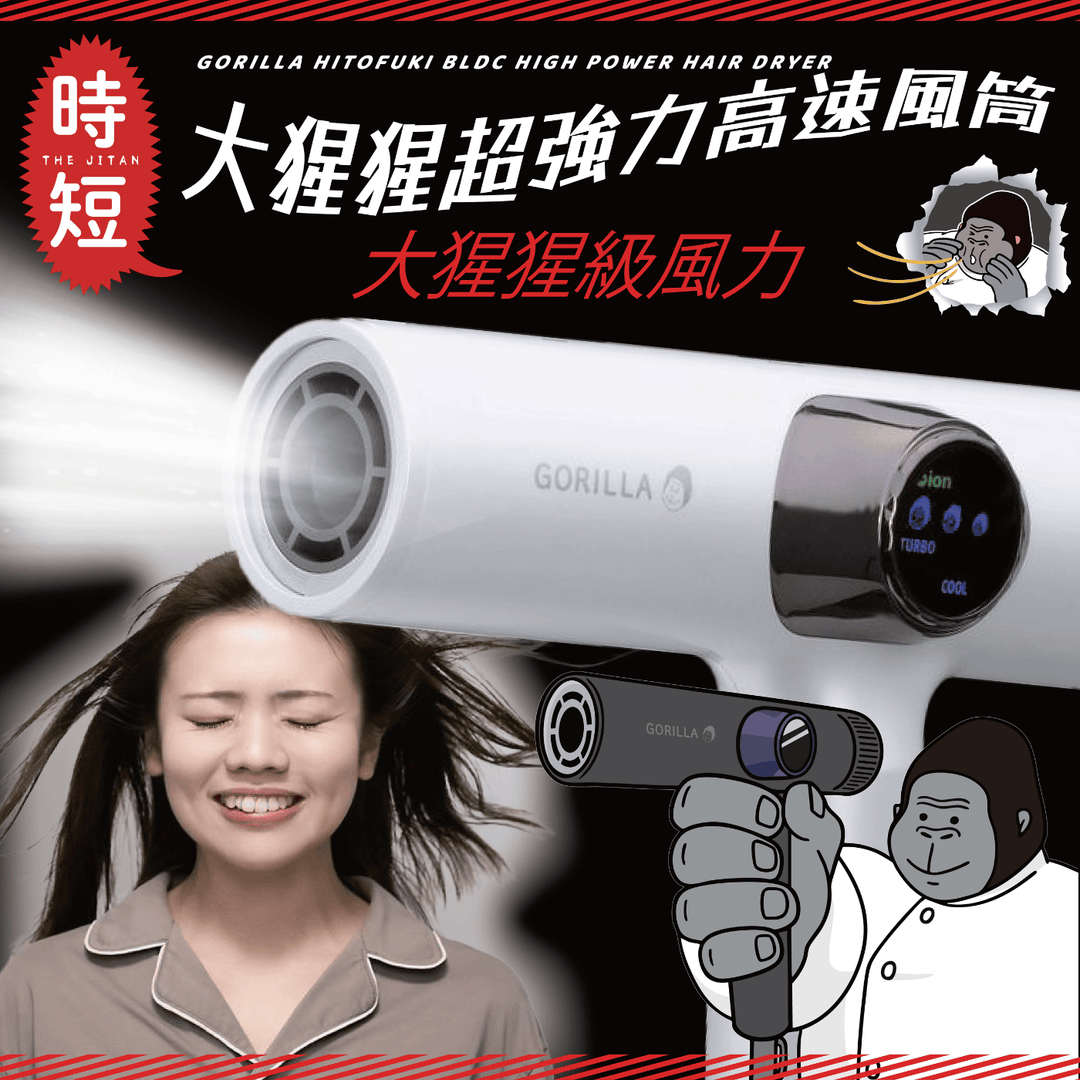 Doshisha Gorilla Hitofuki High Power Hair Dryer | GRD-2501
