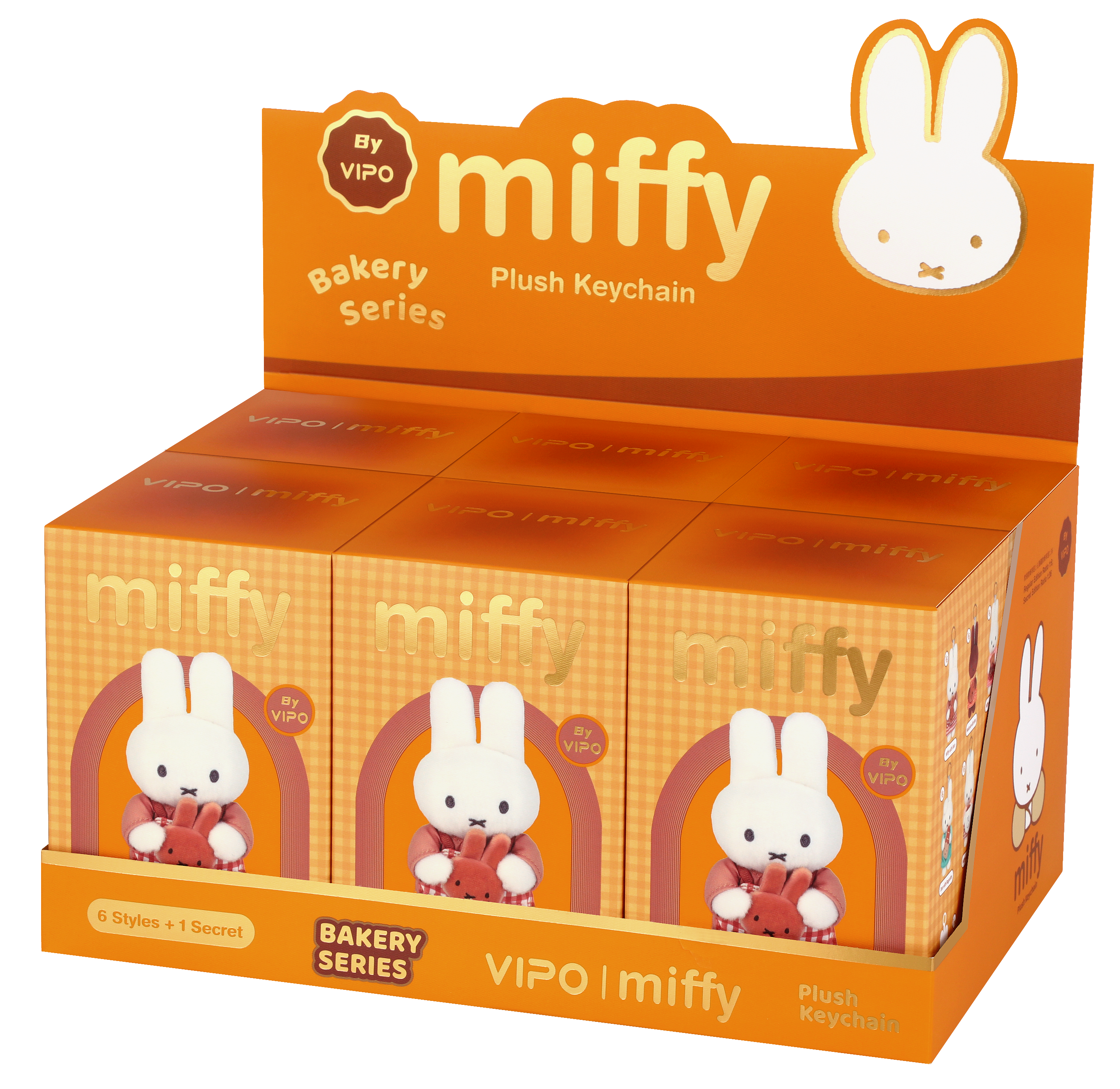 Miffy 麵包店鎖匙扣盲盒 (一箱6個不重複) | MIF37620-SET6