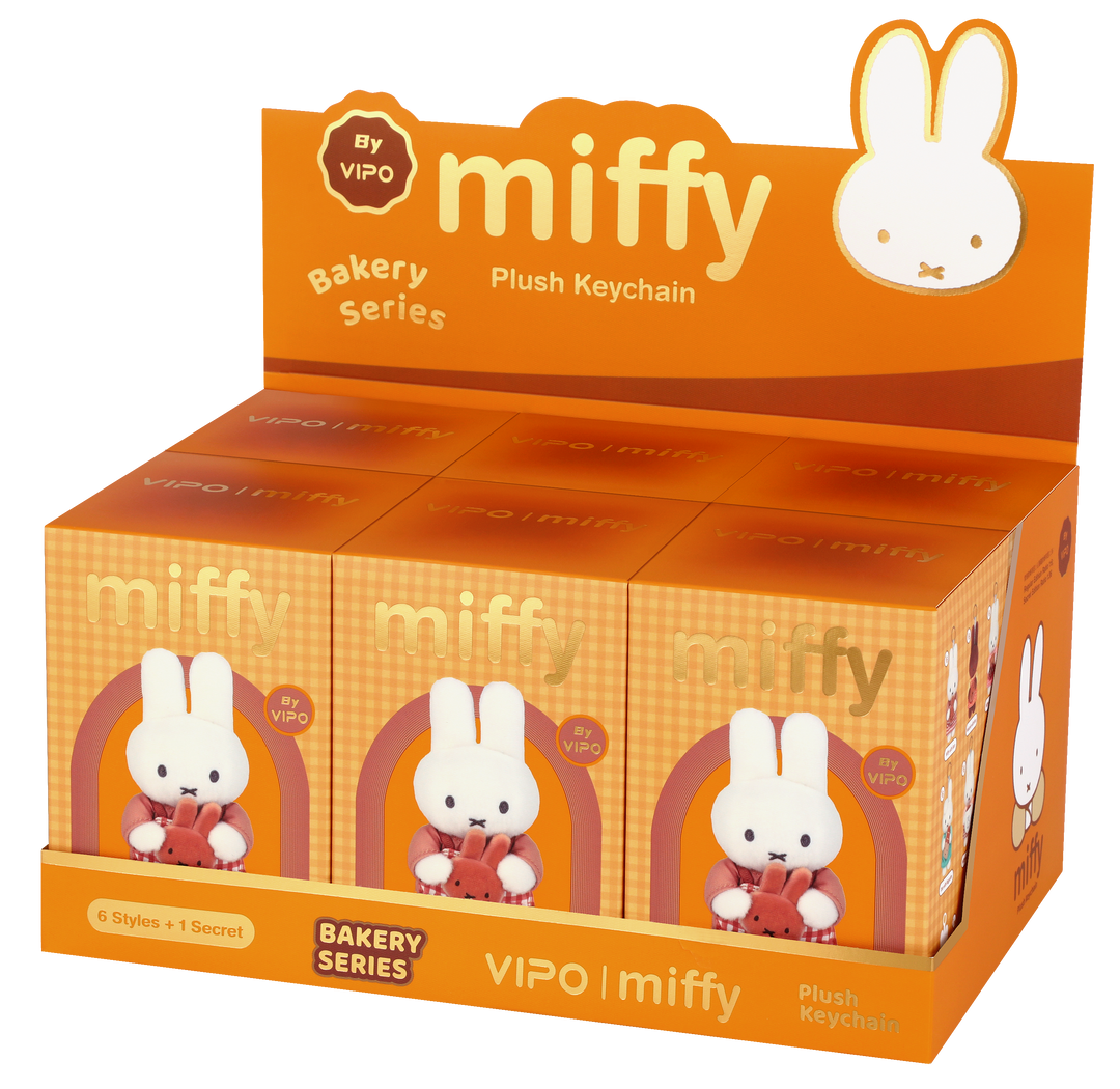 （預售）Miffy 麵包店鎖匙扣盲盒 (一箱6個不重複) | MIF37620-SET6