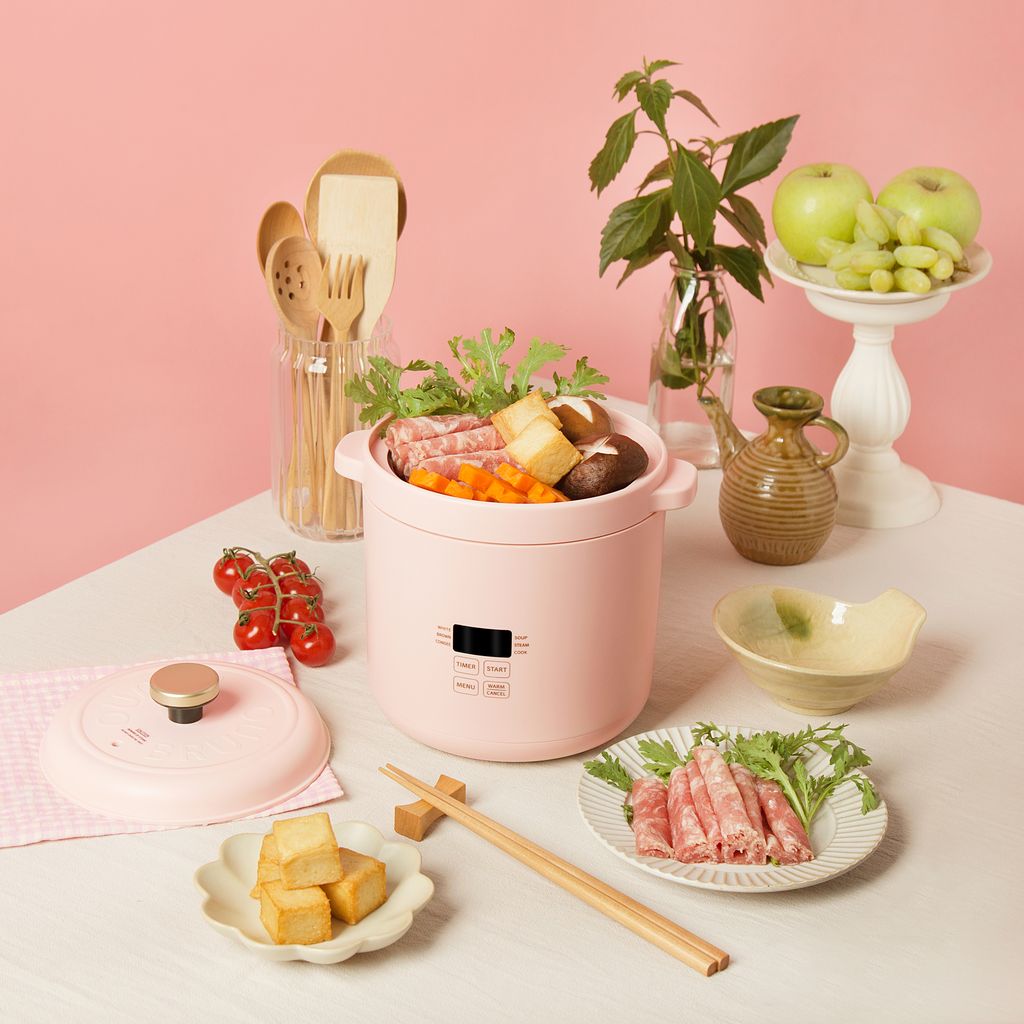 BRUNO Mini Digital Rice Cooker - Pink BOE127-PK