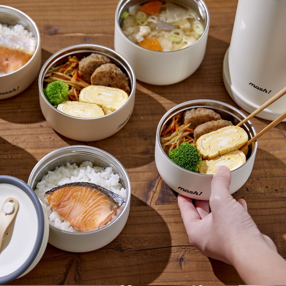 mosh! 保溫飯壺套裝 1.3L | DS-DMLJ1.3