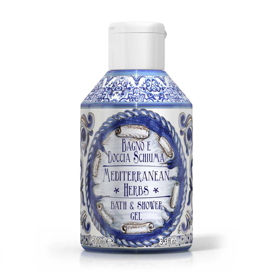 Rudy Profumi Mediterranean Herbs Italian-Made Bath & Shower Cream 100ml | RP-SC100-3601