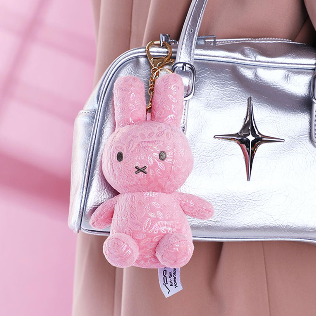 miffy bright doll pendant 15cm - pink MIF37334