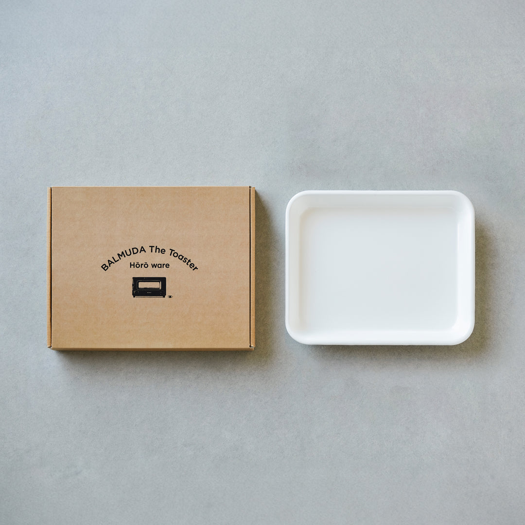 BALMUDA The Toaster x Nodahoro Made in Japan Enamel Tray