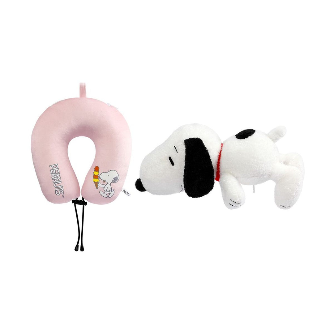 VPS: Snoopy Travel Pillow- Pink
