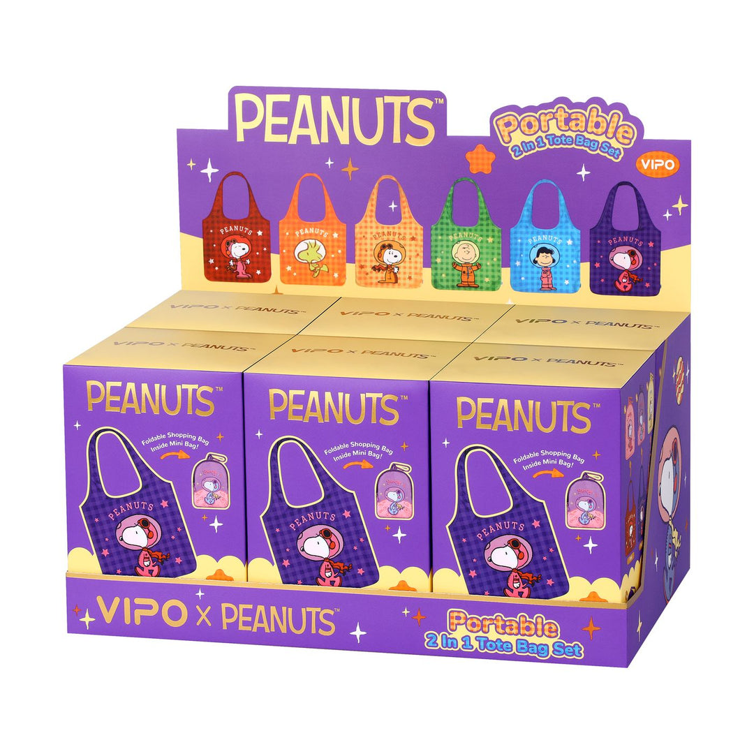 VIPO Peanuts 二合一環保袋盲盒 | SP37642