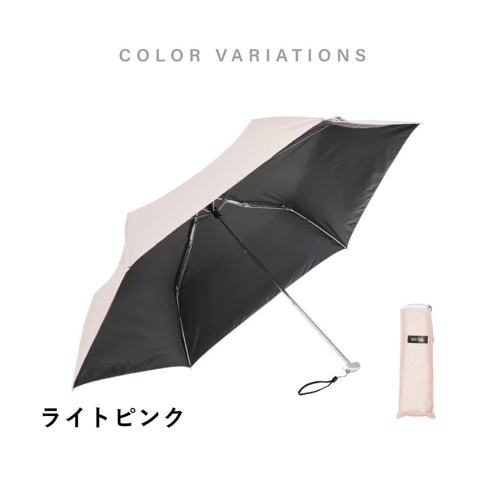 Waterfront Pokeflat Sunshade Folding Umbrella 50cm Silver Handle WF-S350-0773BK