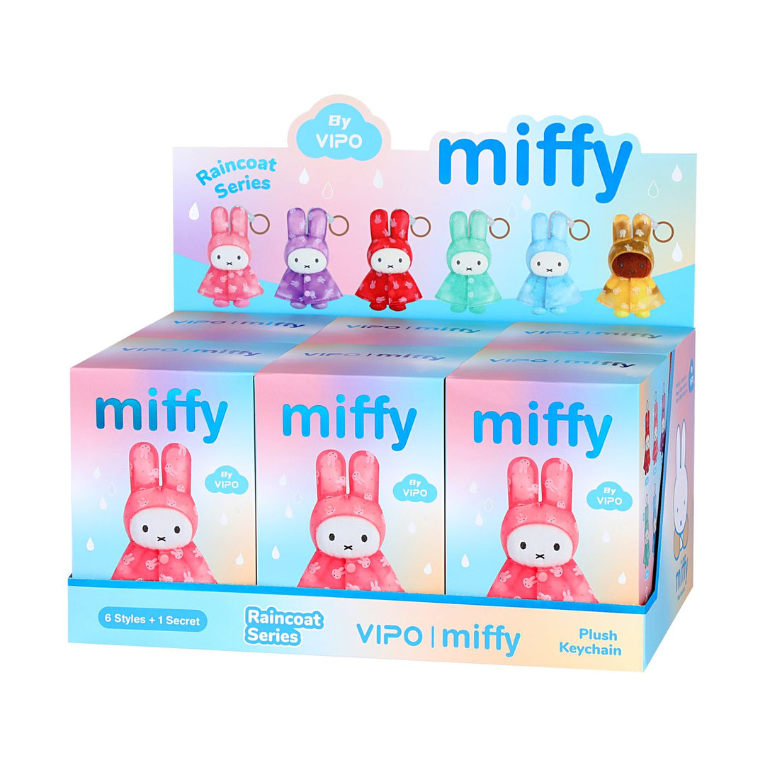VIPO Miffy 彩色雨衣鑰匙扣盲盒 | MIF37655