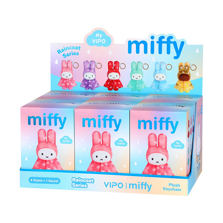VIPO Miffy 彩色雨衣鑰匙扣盲盒 | MIF37655