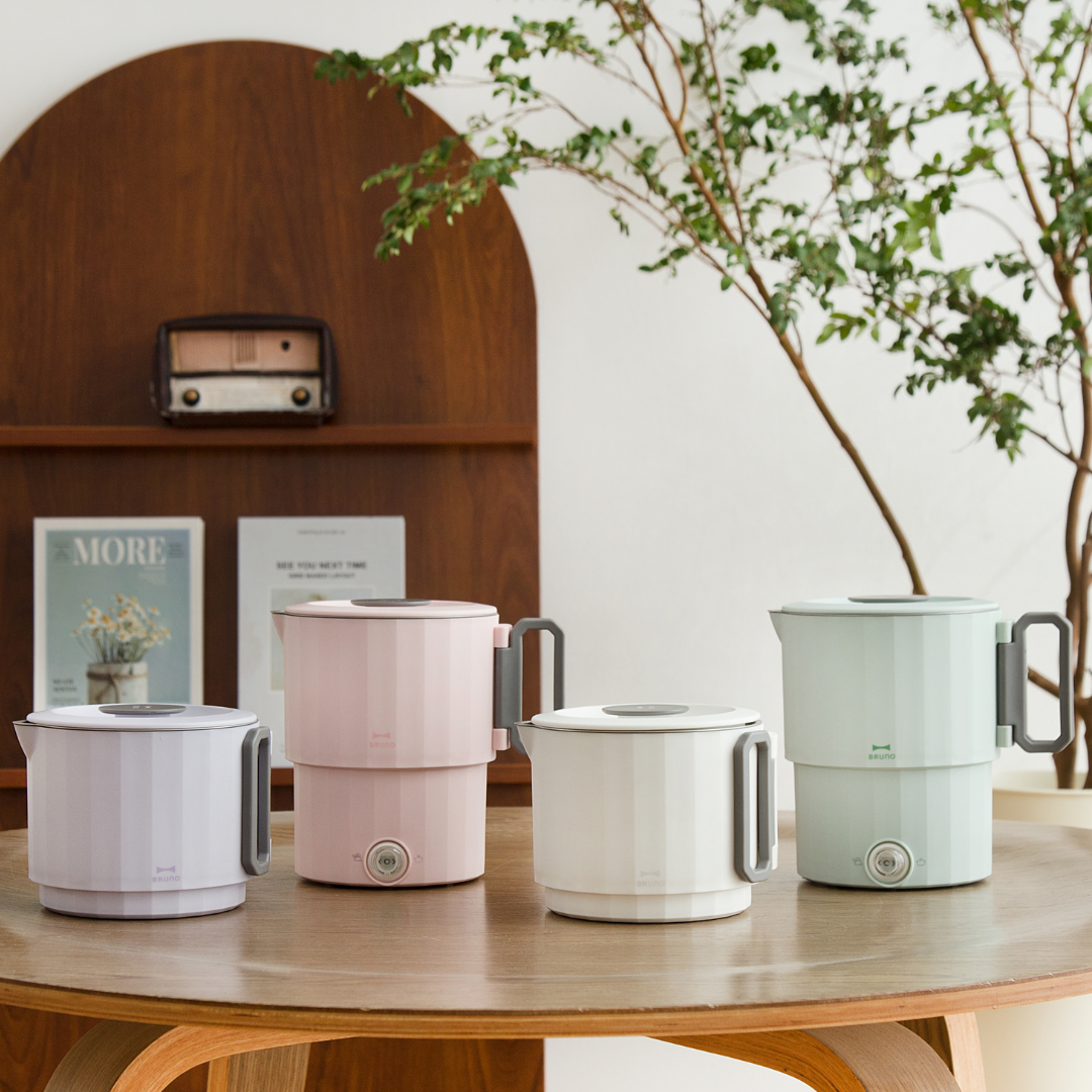 BRUNO Multi Travel Pot - Dual Voltage, Compact Foldable Design, SUS304 ...
