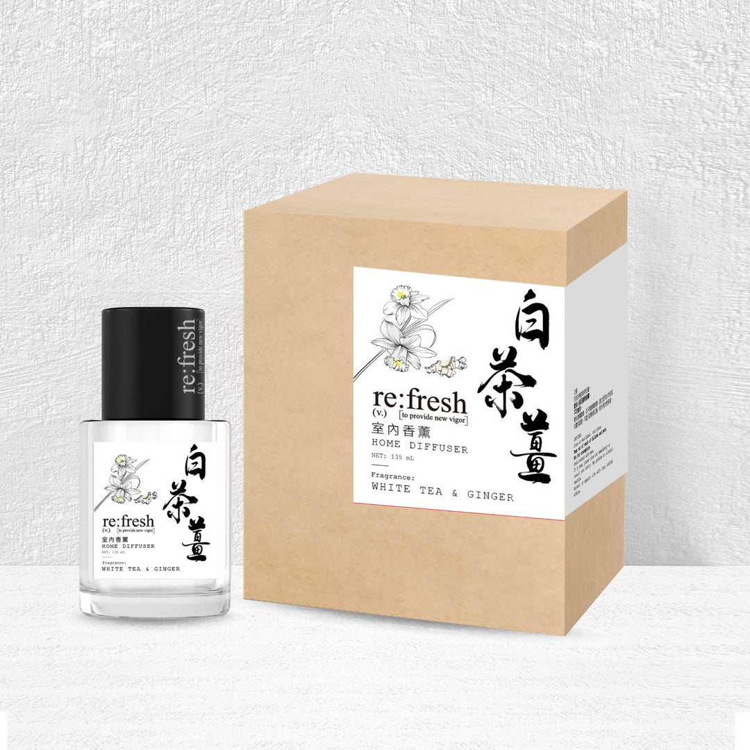 re:fresh 白茶與薑室內噴霧香薰 135ml | RFCAR001