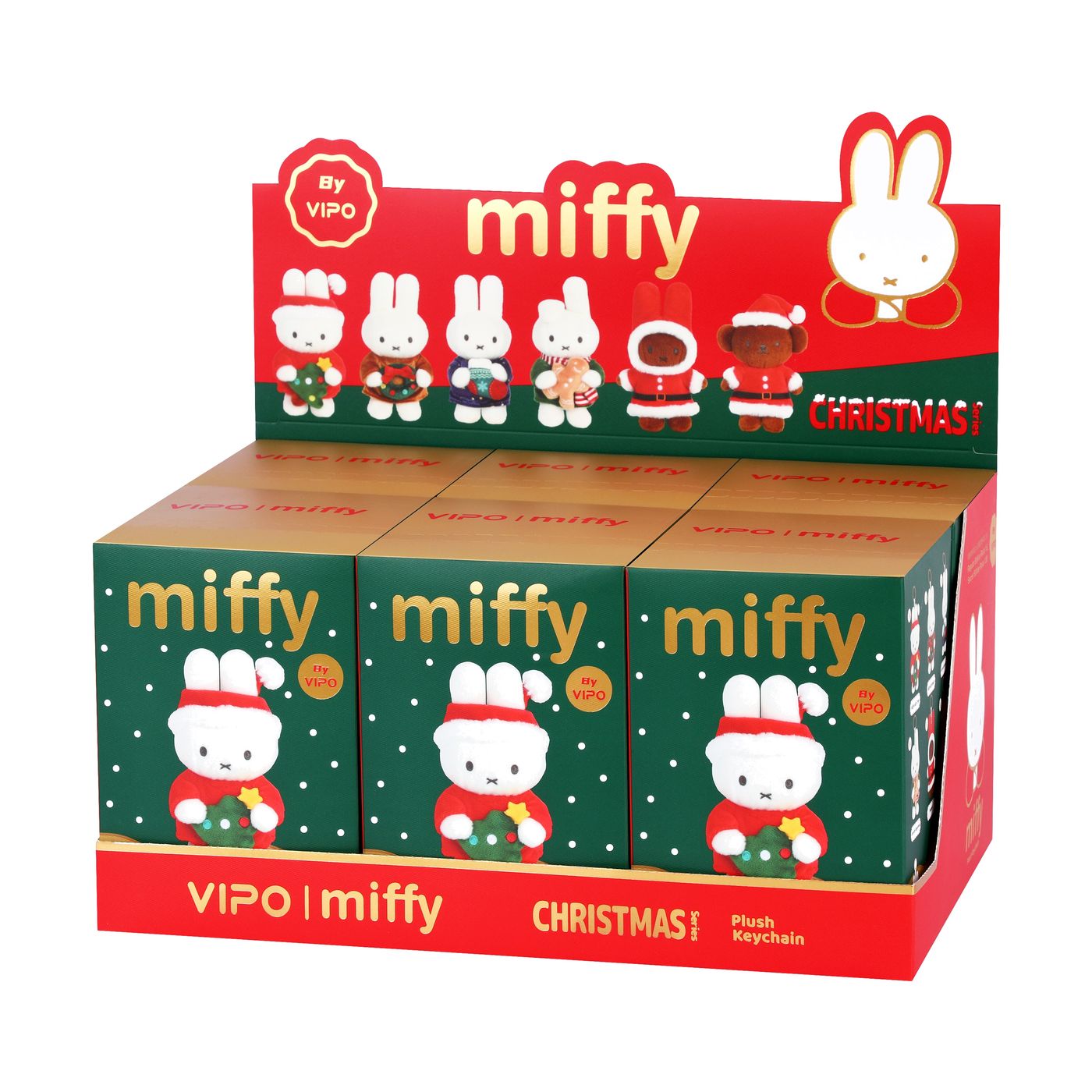 VIPO Miffy 聖誕限定鑰匙扣盲盒 | MIF37657（預售 9月21日 陸續發貨）