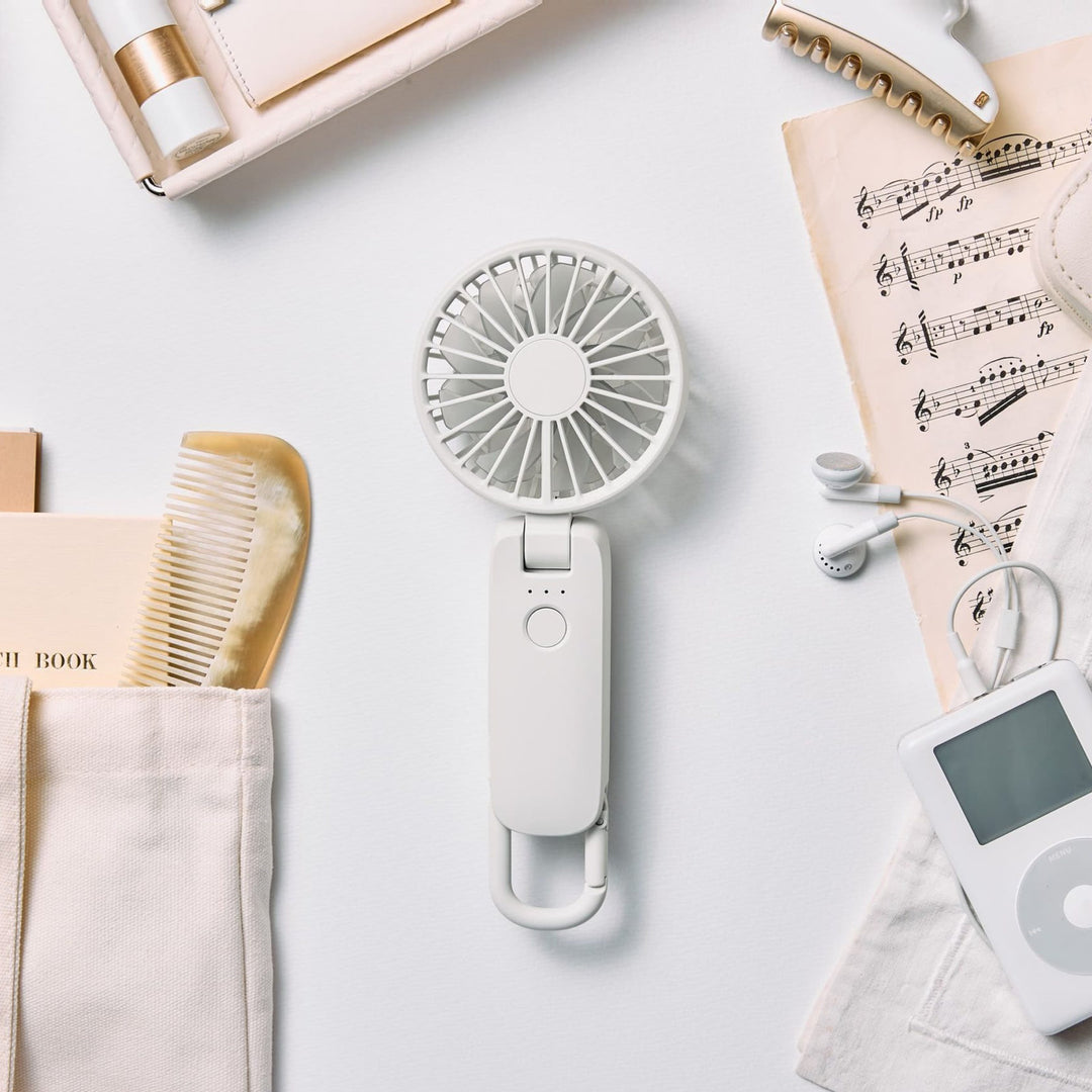 RHYTHM Silky Wind Mobile 4 Dual-Blade Handheld Fan | 9ZF042RH