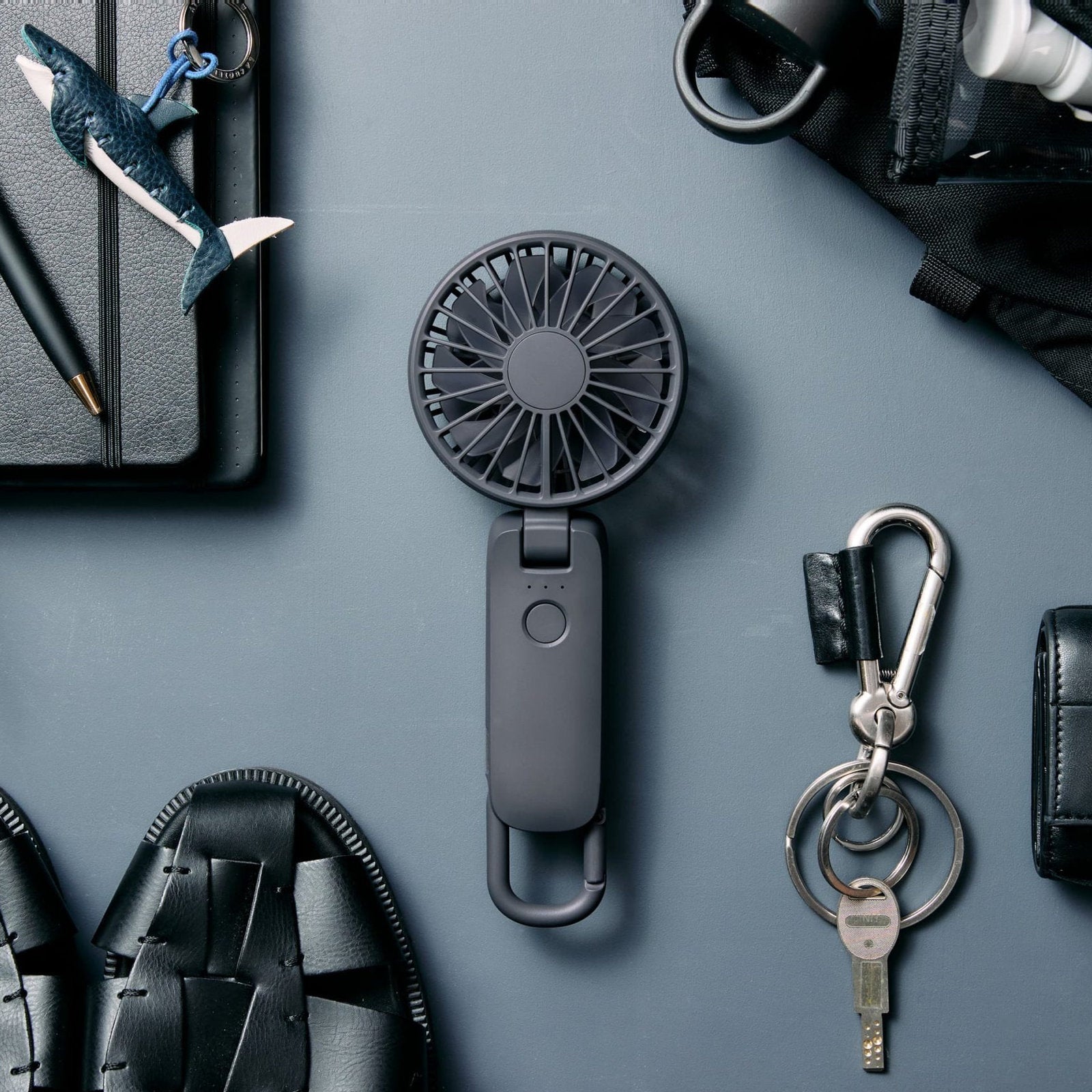 RHYTHM Silky Wind Mobile 4 Dual-Blade Handheld Fan | 9ZF042RH