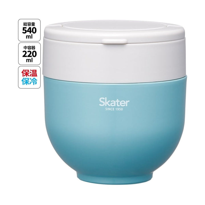 Skater 摺疊手柄不銹鋼輕量保溫飯盒 540ml | SK-680151/168/182