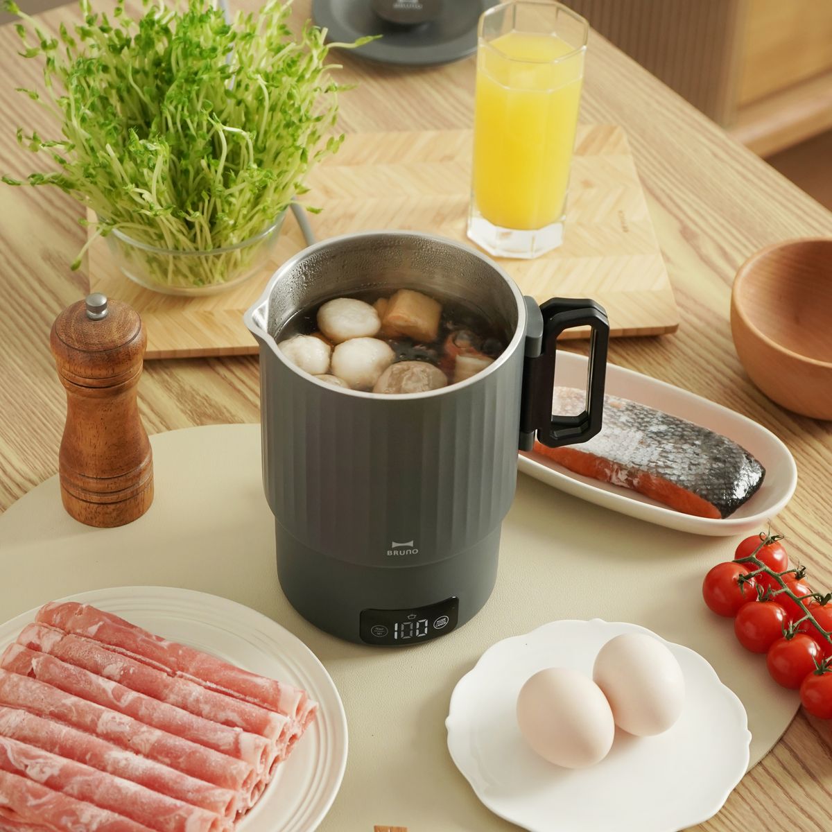 BRUNO 雙電壓電子溫控電煮鍋 | BAK816