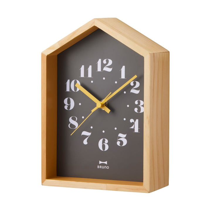 BRUNO Wood House 2-Way Clock | BCW042