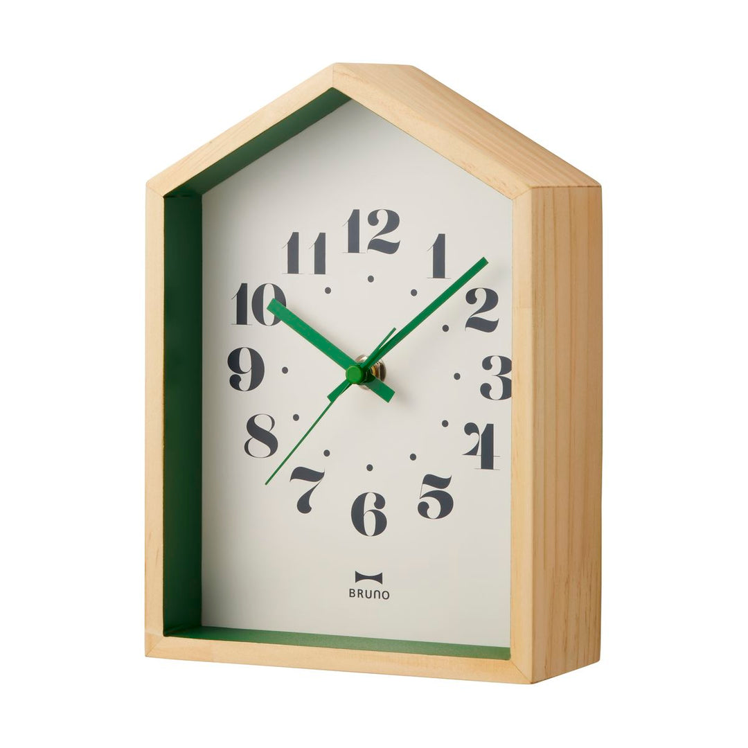 BRUNO Wood House 2-Way Clock | BCW042