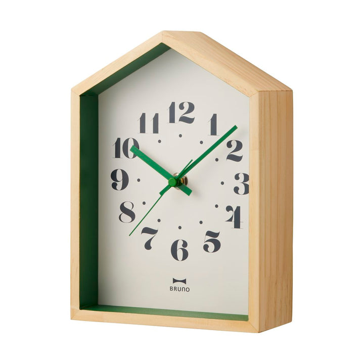 BRUNO Wood House 2-Way Clock | BCW042