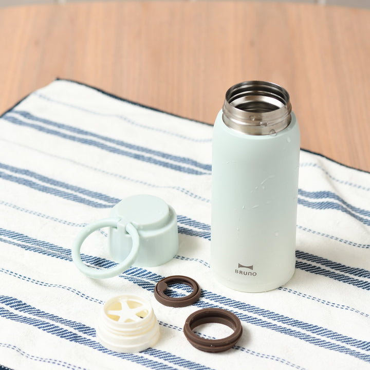 BRUNO Lightweight Stainless Steel Twist-Lid Bottle M | BHK329