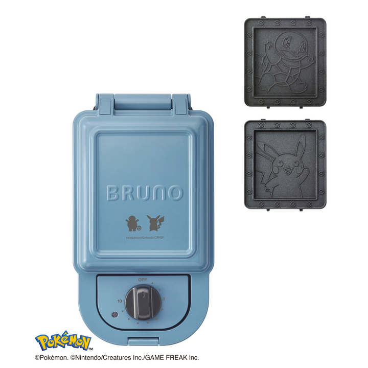 BRUNO Pokémon Single Sandwich Maker - Blue BOE131-BL (Pre-order 10 Nov 2024)