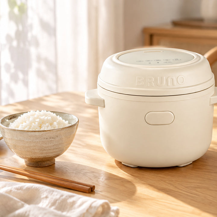 BRUNO 鈦內膽微壓小型電飯煲 1.5L | BZK-FB01HK-TI-IV