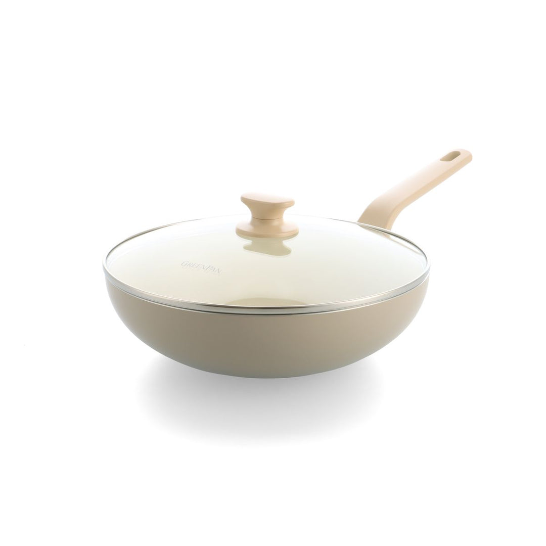 GreenPan New Essence 陶瓷易潔炒鑊 28cm 連蓋 | CC009919