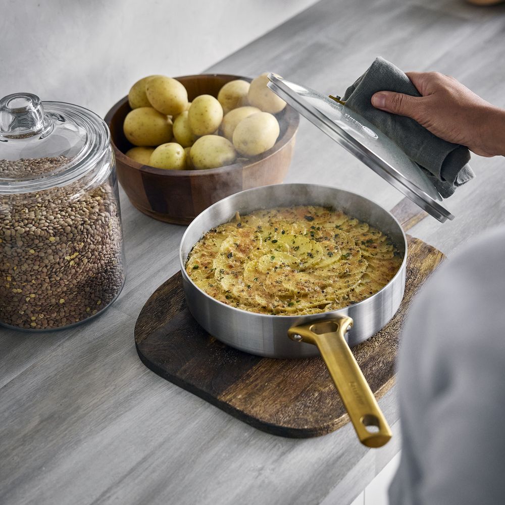 GreenPan Padova 不鏽鋼深煎鍋連蓋 24cm | CC010330