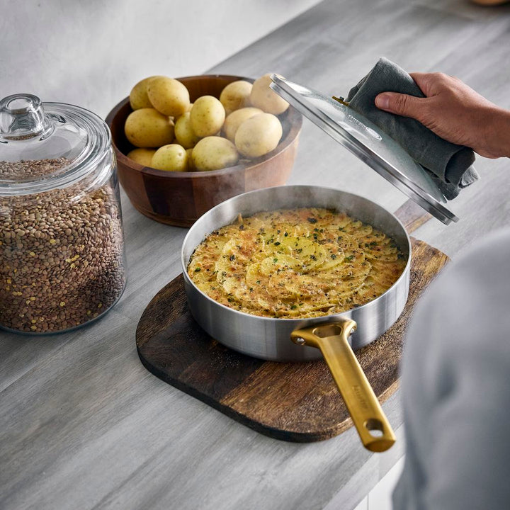 GreenPan Padova 不鏽鋼深煎鍋連蓋 24cm | CC010330