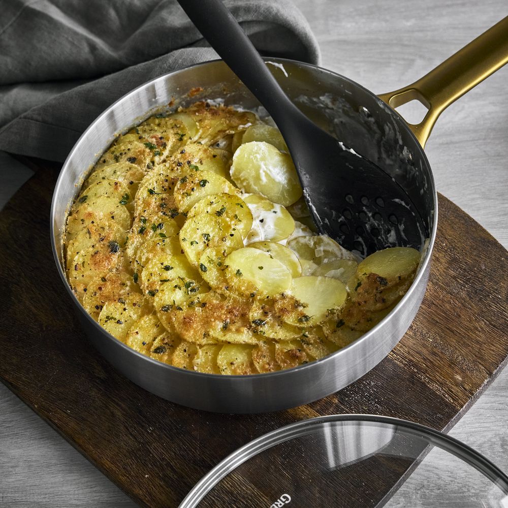 GreenPan Padova 不鏽鋼深煎鍋連蓋 24cm | CC010330