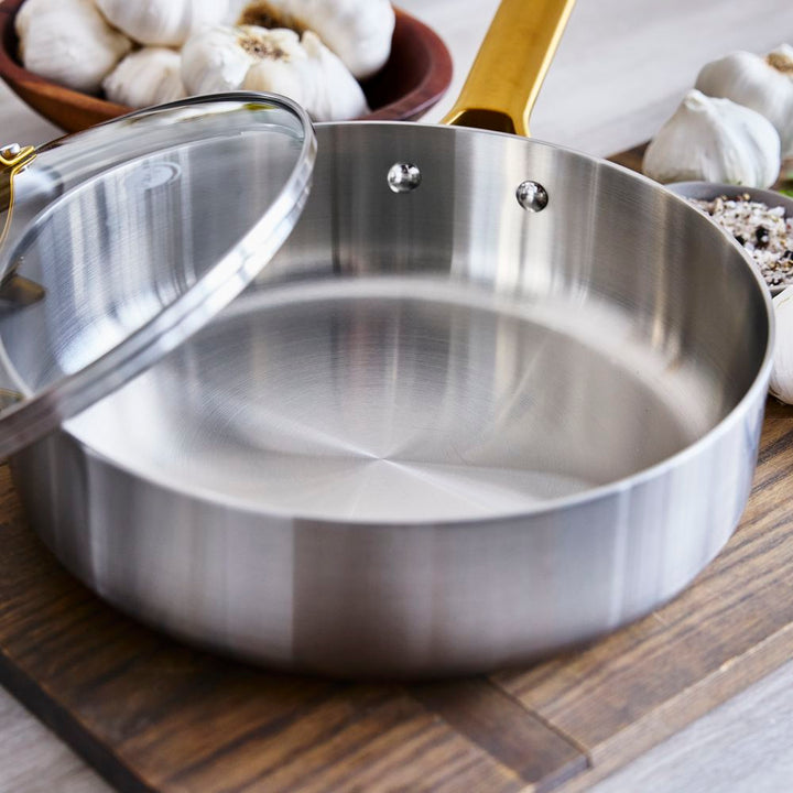 GreenPan Padova 不鏽鋼深煎鍋連蓋 24cm | CC010330