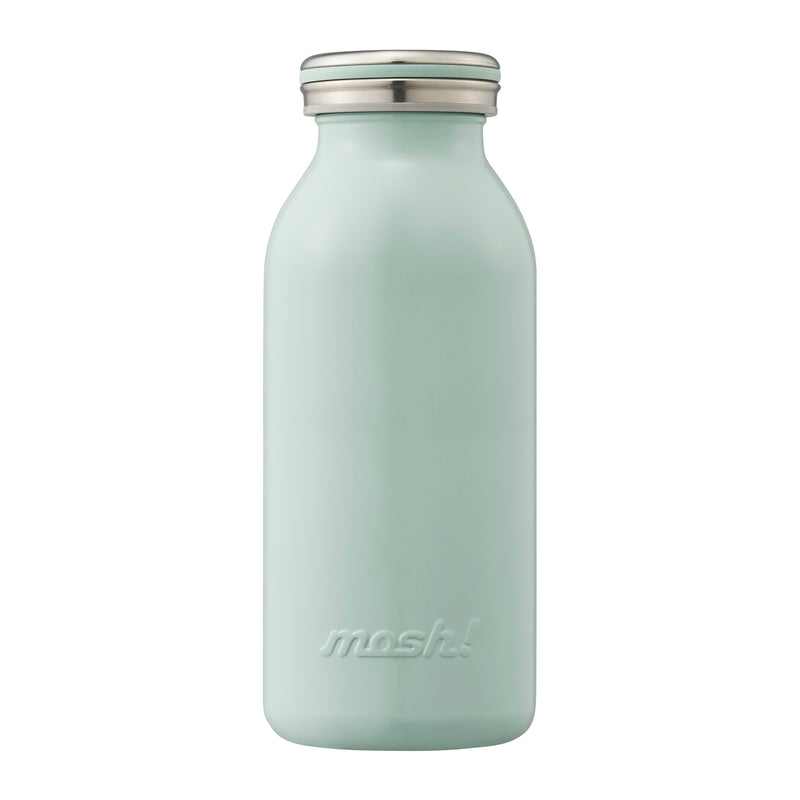 Mosh!  牛奶樽型不銹鋼保溫瓶 600 毫升 - 綠色 DS-DMNMB600MT