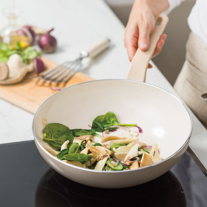 GreenPan New Essence 陶瓷易潔炒鑊 28cm 連蓋 | CC009919