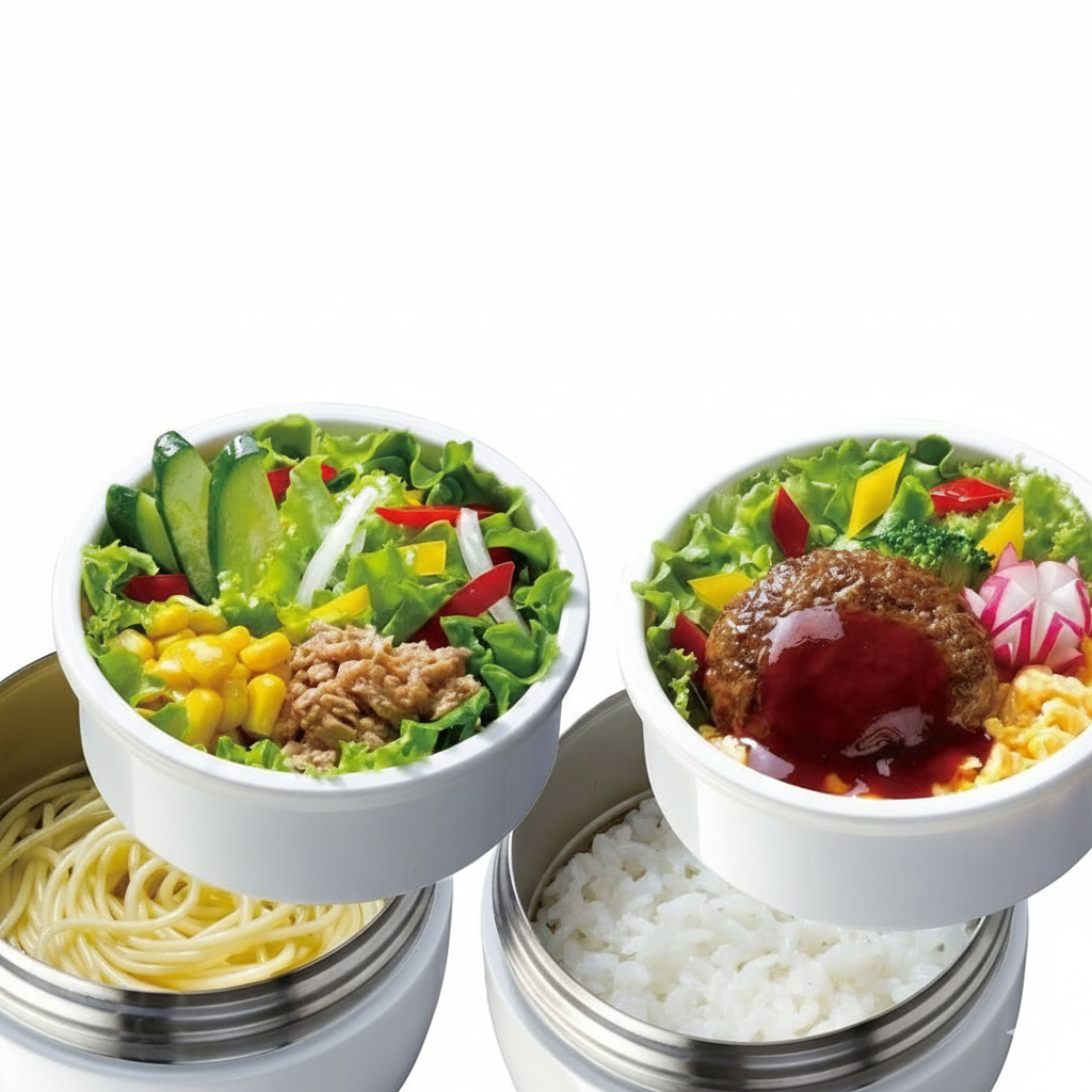 Skater 摺疊手柄不銹鋼輕量保溫飯盒 540ml | SK-680151/168/182