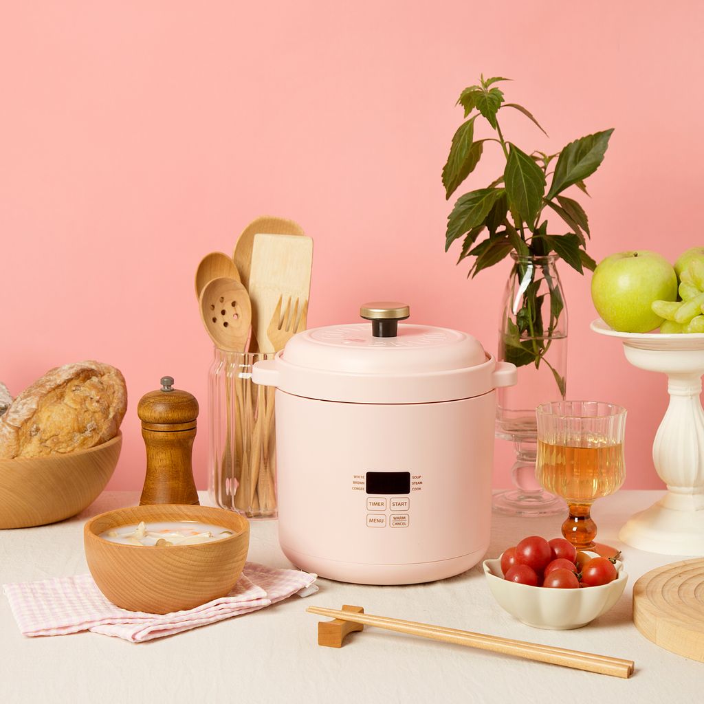 BRUNO Mini Digital Rice Cooker - Pink BOE127-PK