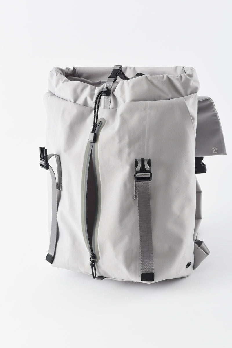MILESTO LIKID Flap Backpack - Light Gray MLS842-LGY
