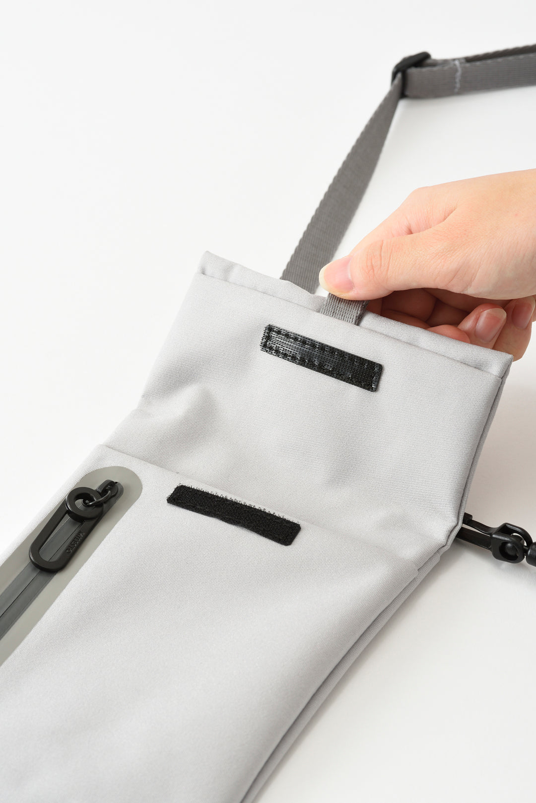 MILESTO LIKID Mobile Sacoche Bag - Light Gray MLS847-LGY