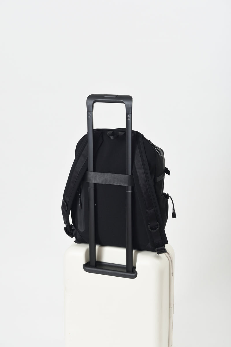 MILESTO LIKID Side Buckle Backpack - Black MLS843-BK