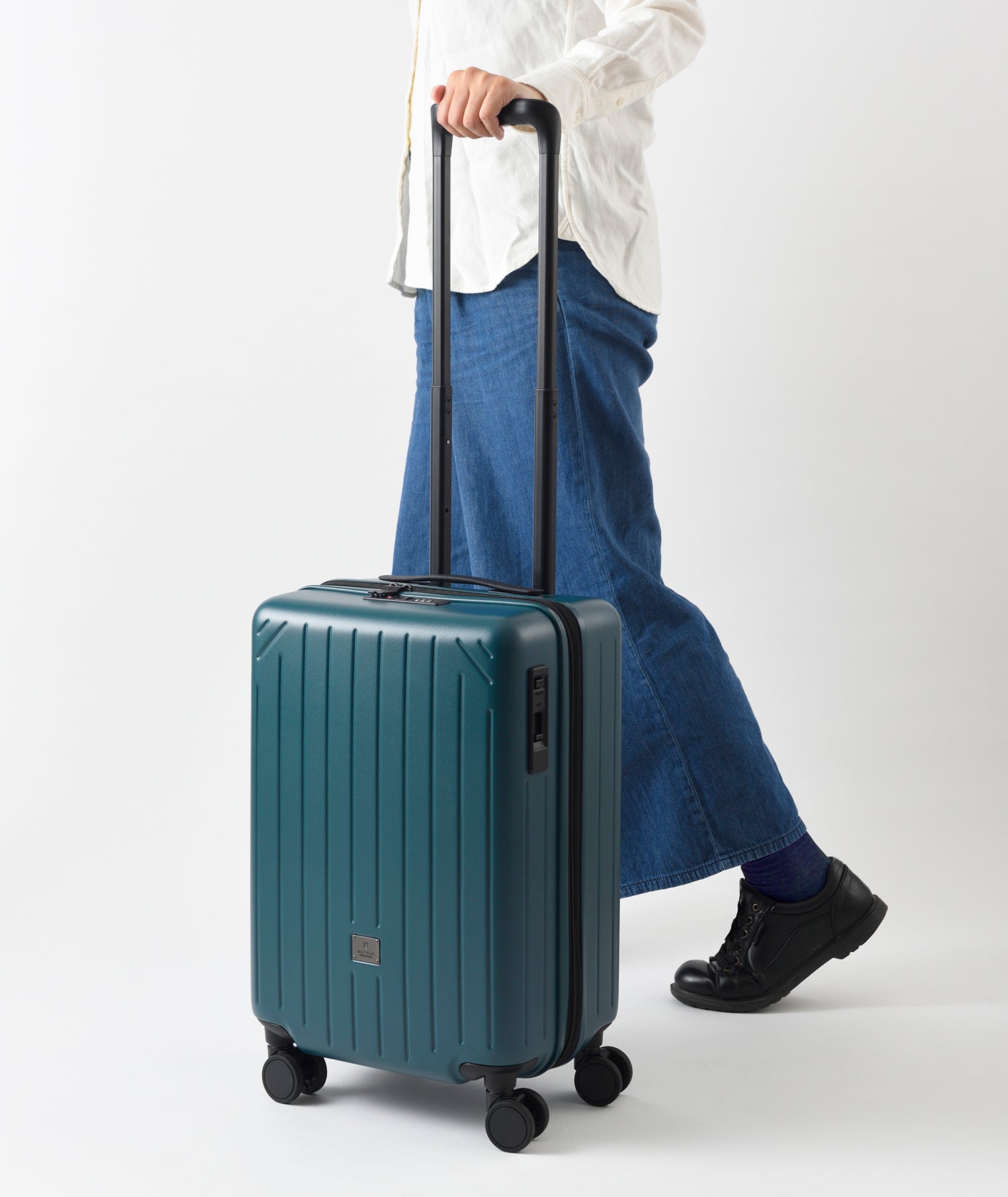 MILESTO UTILITY 可擴展式手提行李箱 36L - 綠色 MLS865-BTGR