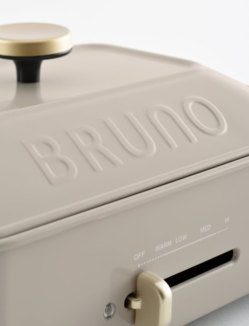 BRUNO Compact Hot Plate - Ash Glaze BOE021-ASGZ