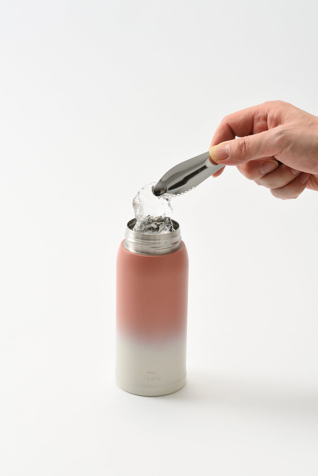 BRUNO 輕巧不銹鋼雙層保溫瓶 - 350 毫升 - 淺粉紅色