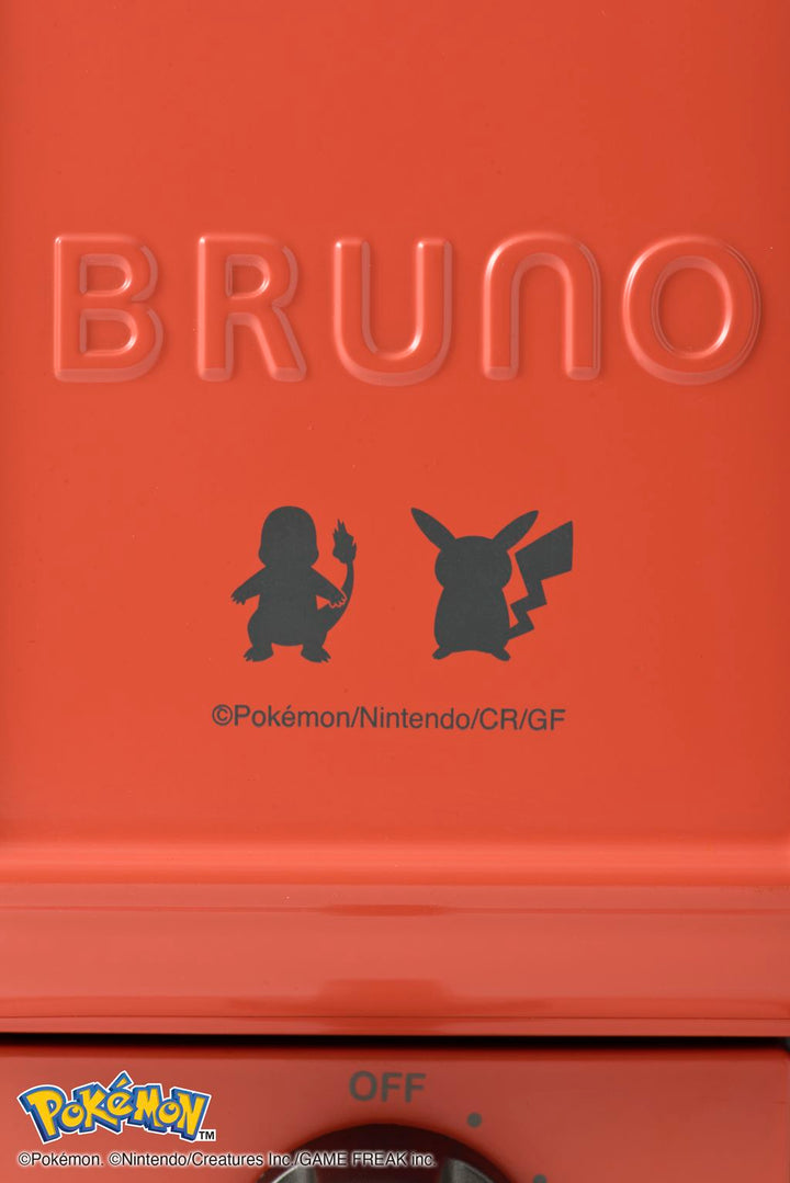 BRUNO Pokémon Single Sandwich Maker - Red BOE131-RD (Pre-order 10 Nov 2024)