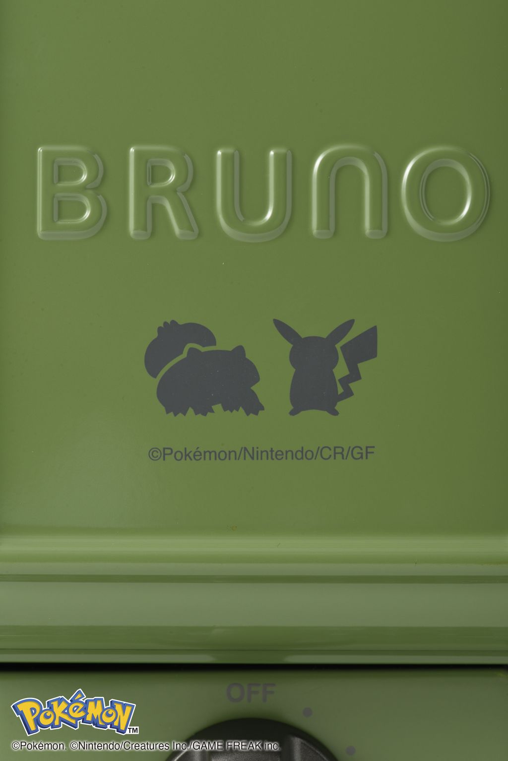 BRUNO Pokémon Single Sandwich Maker - Green BOE131-GR (Pre-order 10 Nov 2024)